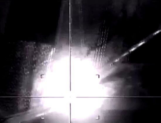 Russian Aerospace Forces airstrike oil trucks in Syrian province Aleppo