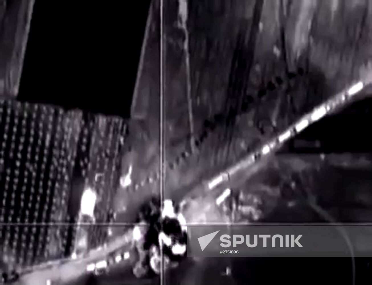 Russian Aerospace Forces airstrike oil trucks in Syrian province Aleppo