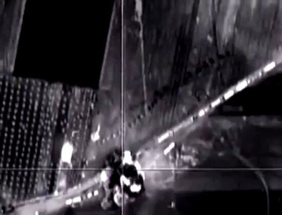 Russian Aerospace Forces airstrike oil trucks in Syrian province Aleppo