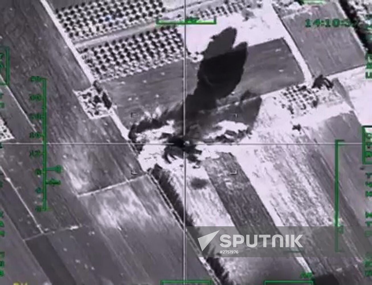 Russian Aerospace Forces deal air strikes at ISIS (Daesh) facilities in Syria