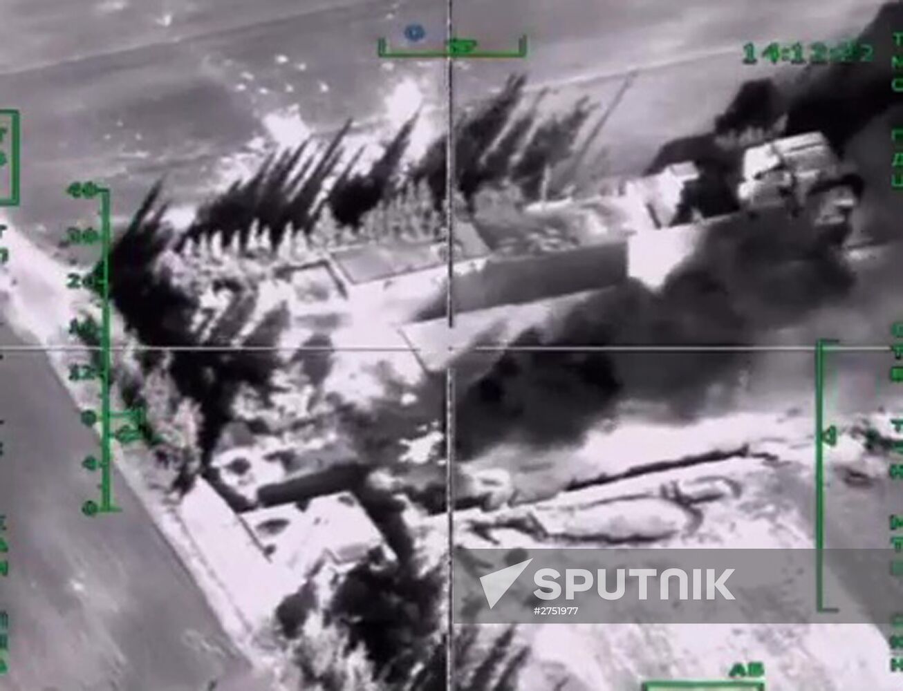 Russian Aerospace Forces deal air strikes at ISIS (Daesh) facilities in Syria