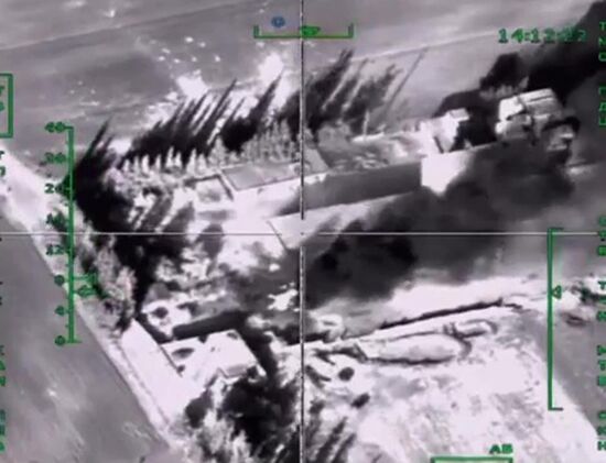 Russian Aerospace Forces deal air strikes at ISIS (Daesh) facilities in Syria