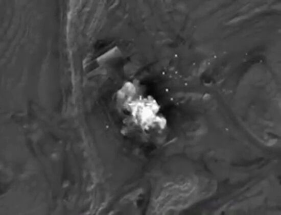 Russian Aerospace Forces deal air strikes at ISIS (Daesh) facilities in Syria