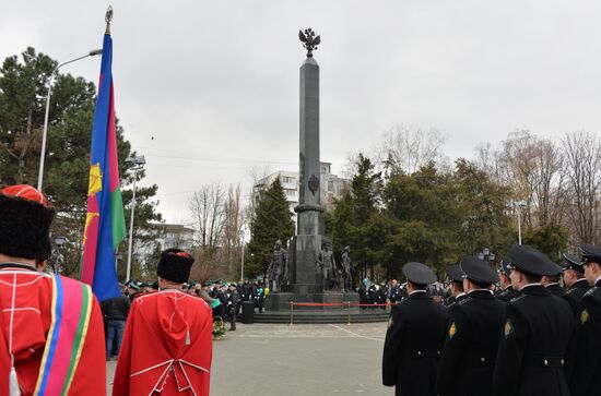 Monument to Defendors of the Motherland's Boundaries opened in Krasnodar
