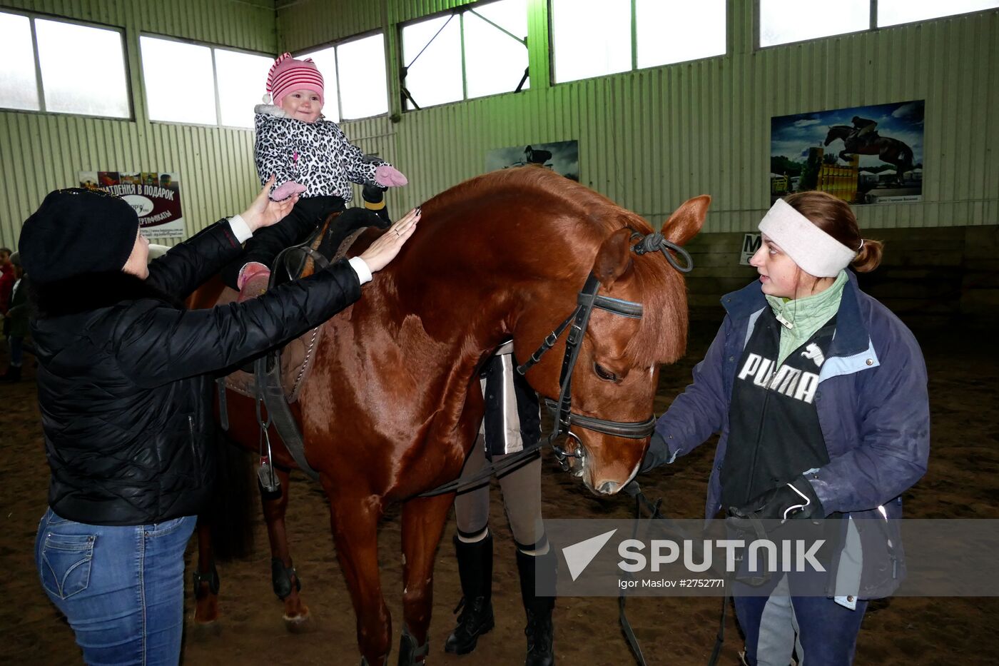 Therapeutic riding center in Donetsk