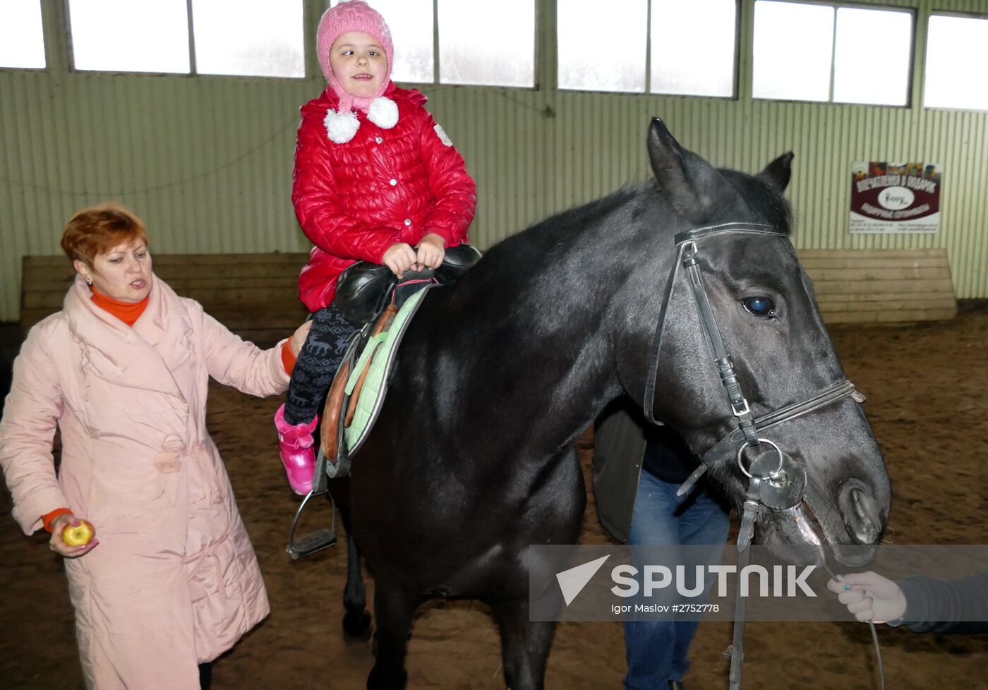 Therapeutic riding center in Donetsk