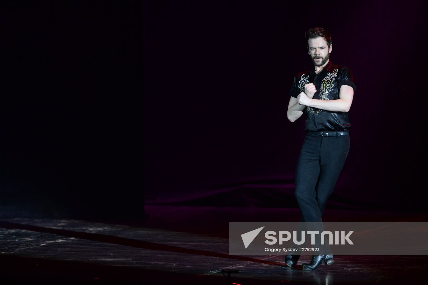 Rhythm of the Dance Irish dance company performs in Moscow