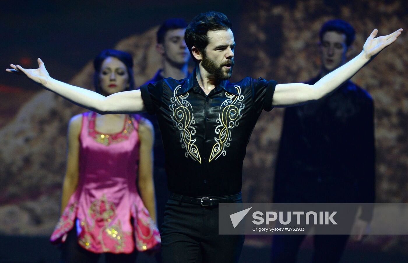 Rhythm of the Dance Irish dance company performs in Moscow