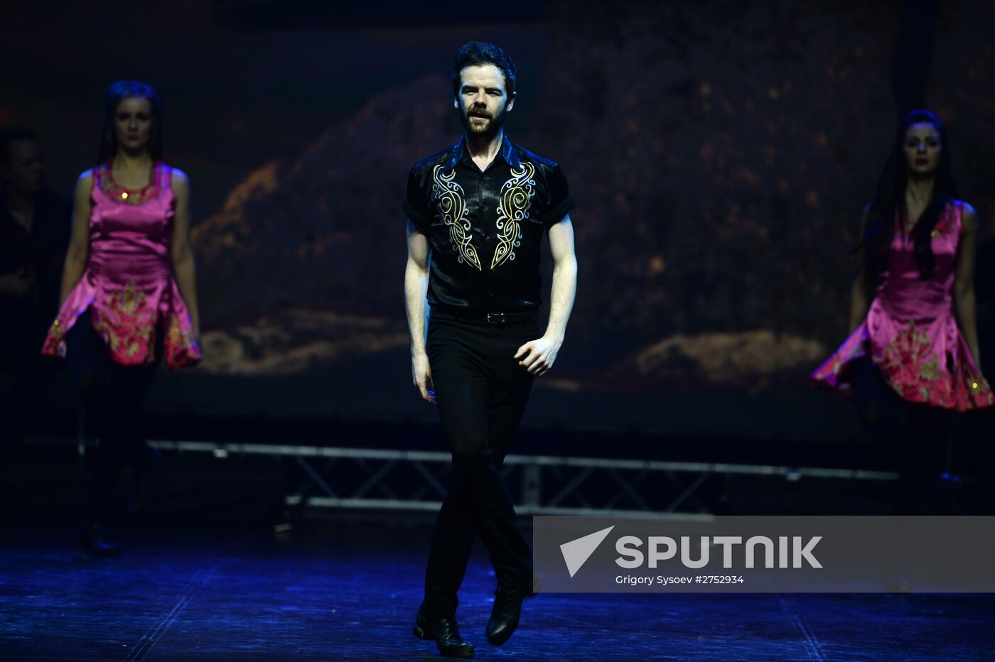 Rhythm of the Dance Irish dance company performs in Moscow