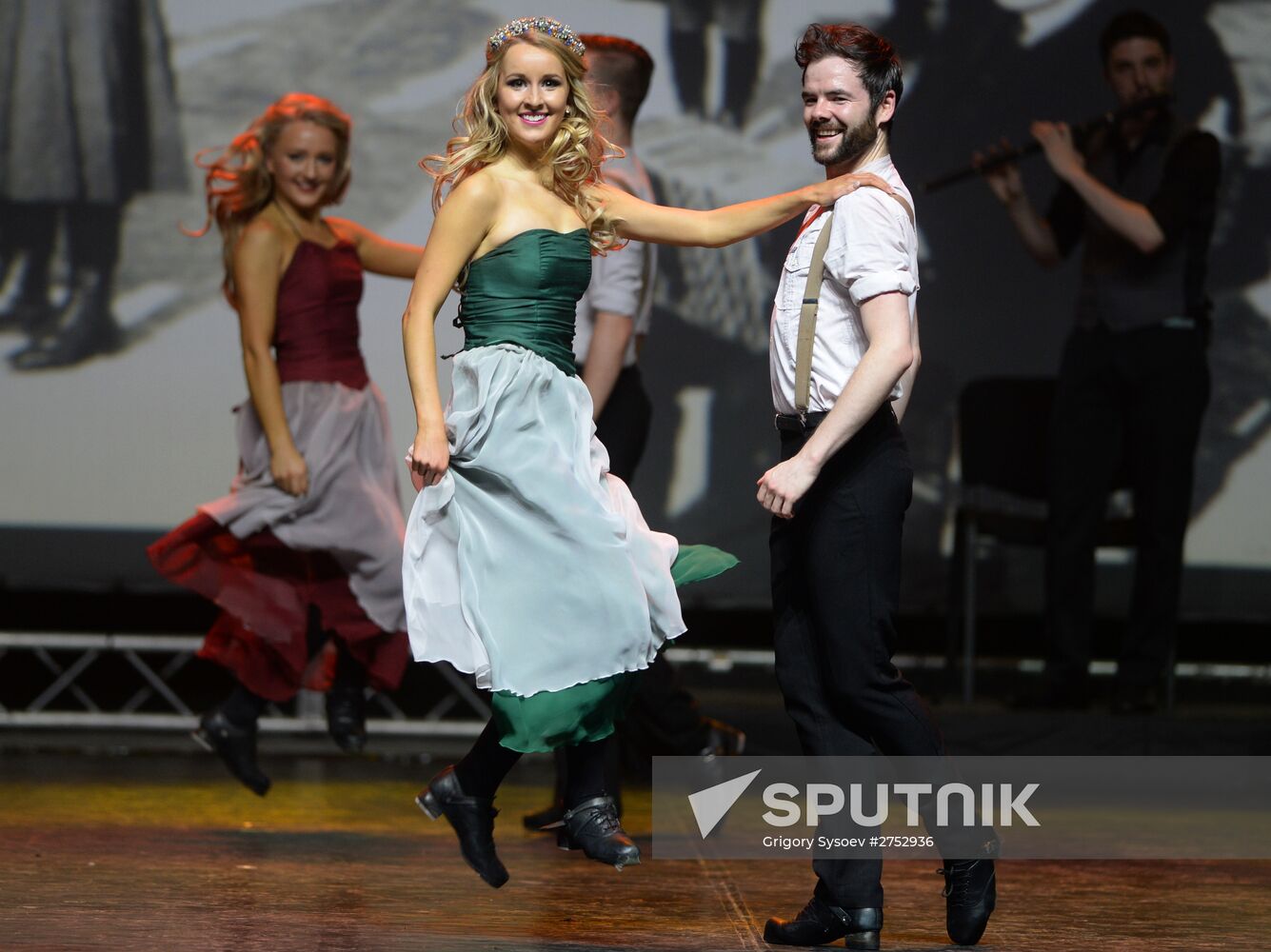 Rhythm of the Dance Irish dance company performs in Moscow