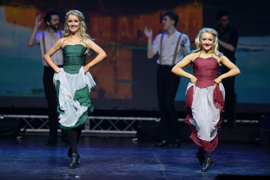 Rhythm of the Dance Irish dance company performs in Moscow