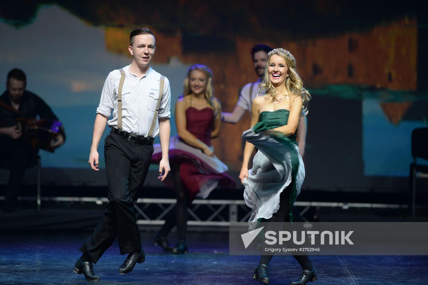 Rhythm of the Dance Irish dance company performs in Moscow