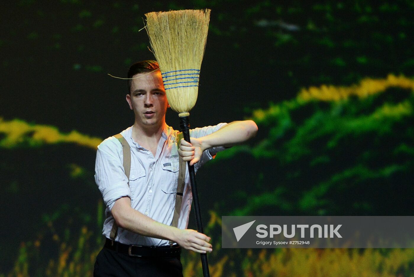 Rhythm of the Dance Irish dance company performs in Moscow