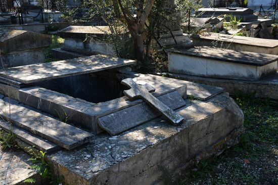 Russian cemetery in Bizerte