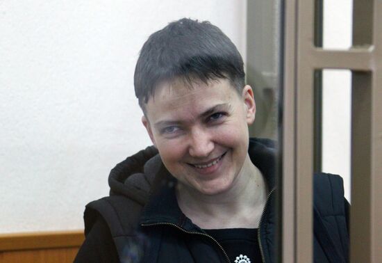 Court hearing in Nadezhda Savchenko's case