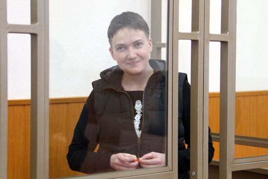 Court hearing in Nadezhda Savchenko's case