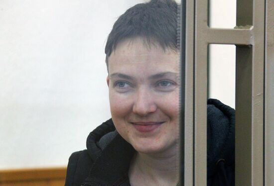 Court hearing in Nadezhda Savchenko's case