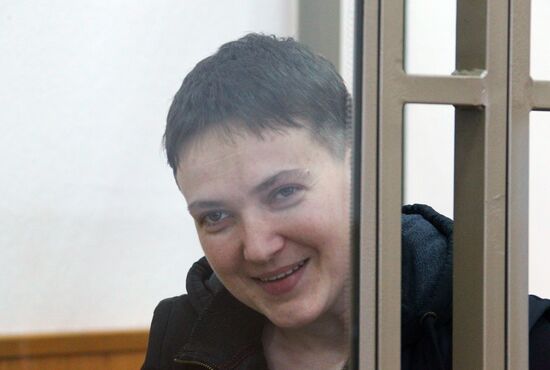 Court hearing in Nadezhda Savchenko's case