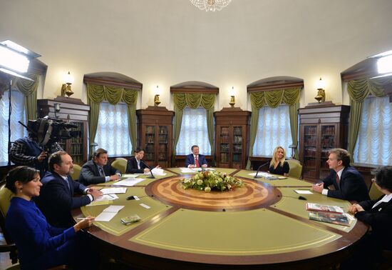 Chief of Staff of the Russian Presidential Executive Office Sergei Ivanov meets with IFAW delegation in Moscow