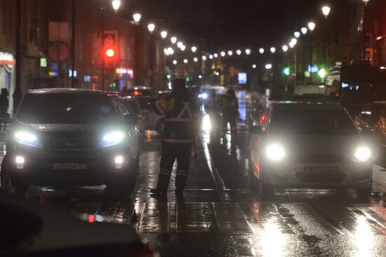 Blast on Pokrovka Street in Moscow