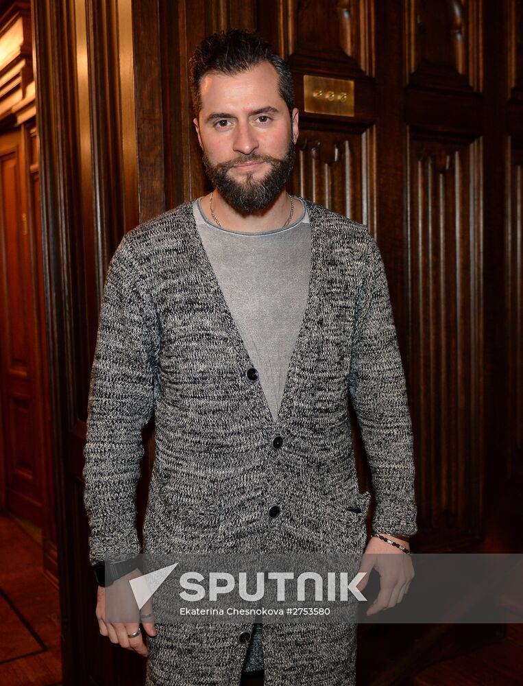 Cocktail party during presentation of new Garrard jewelry collection