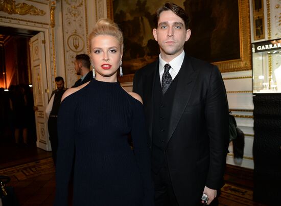 Cocktail party during presentation of new Garrard jewelry collection