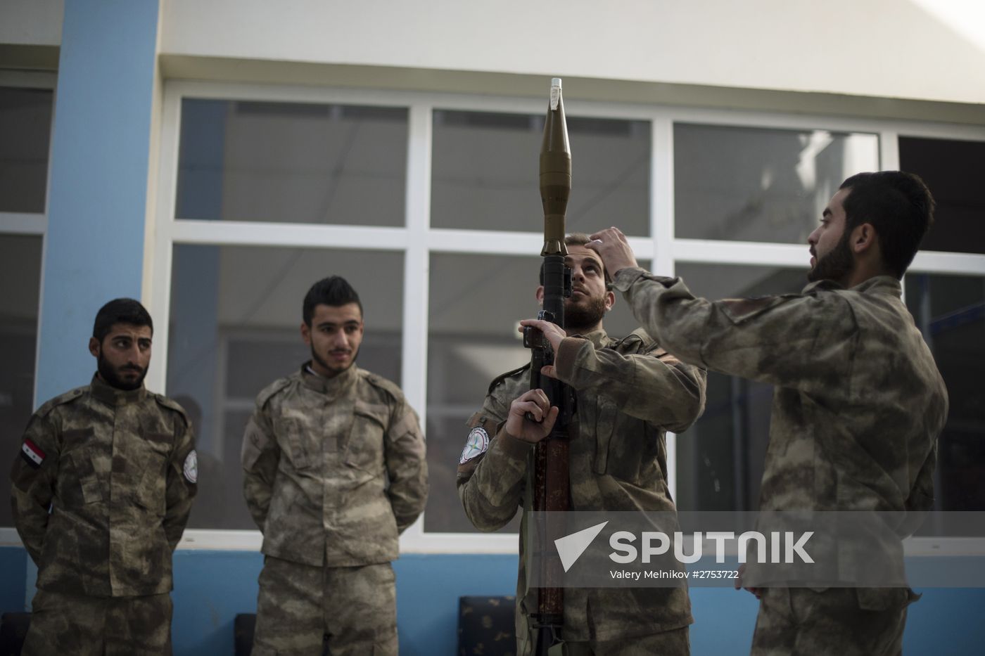 Assyrian 'Sotoro' self-defense forces in Al-Qamishli city