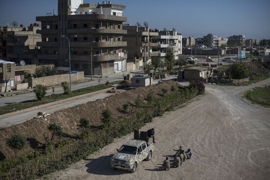 Assyrian 'Sotoro' self-defense forces in Al-Qamishli city