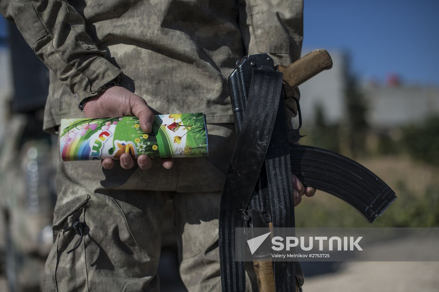 Assyrian 'Sotoro' self-defense forces in Al-Qamishli city