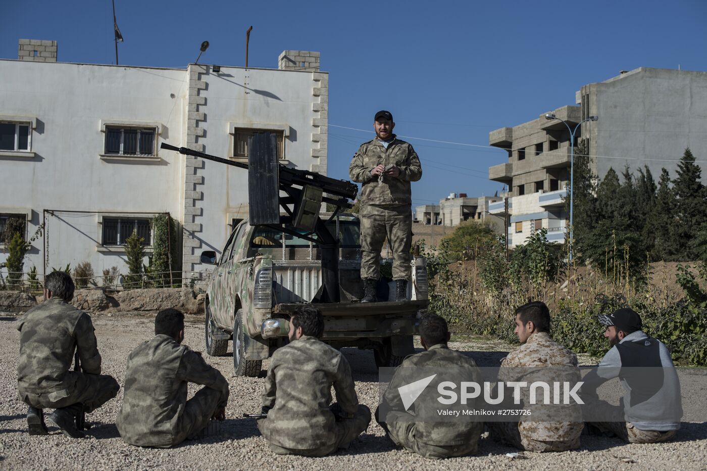 Assyrian 'Sotoro' self-defense forces in Al-Qamishli city