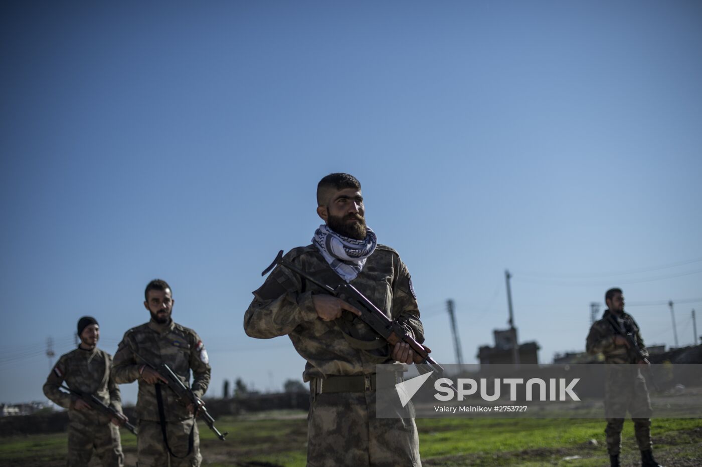 Assyrian 'Sotoro' self-defense forces in Al-Qamishli city