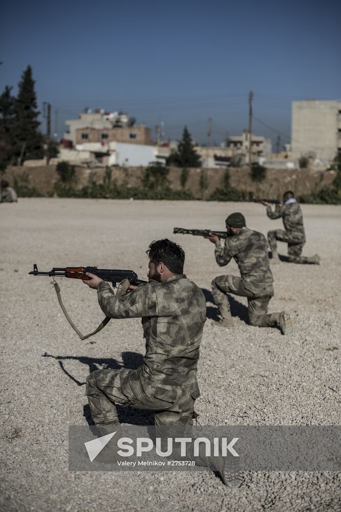 Assyrian 'Sotoro' self-defense forces in Al-Qamishli city