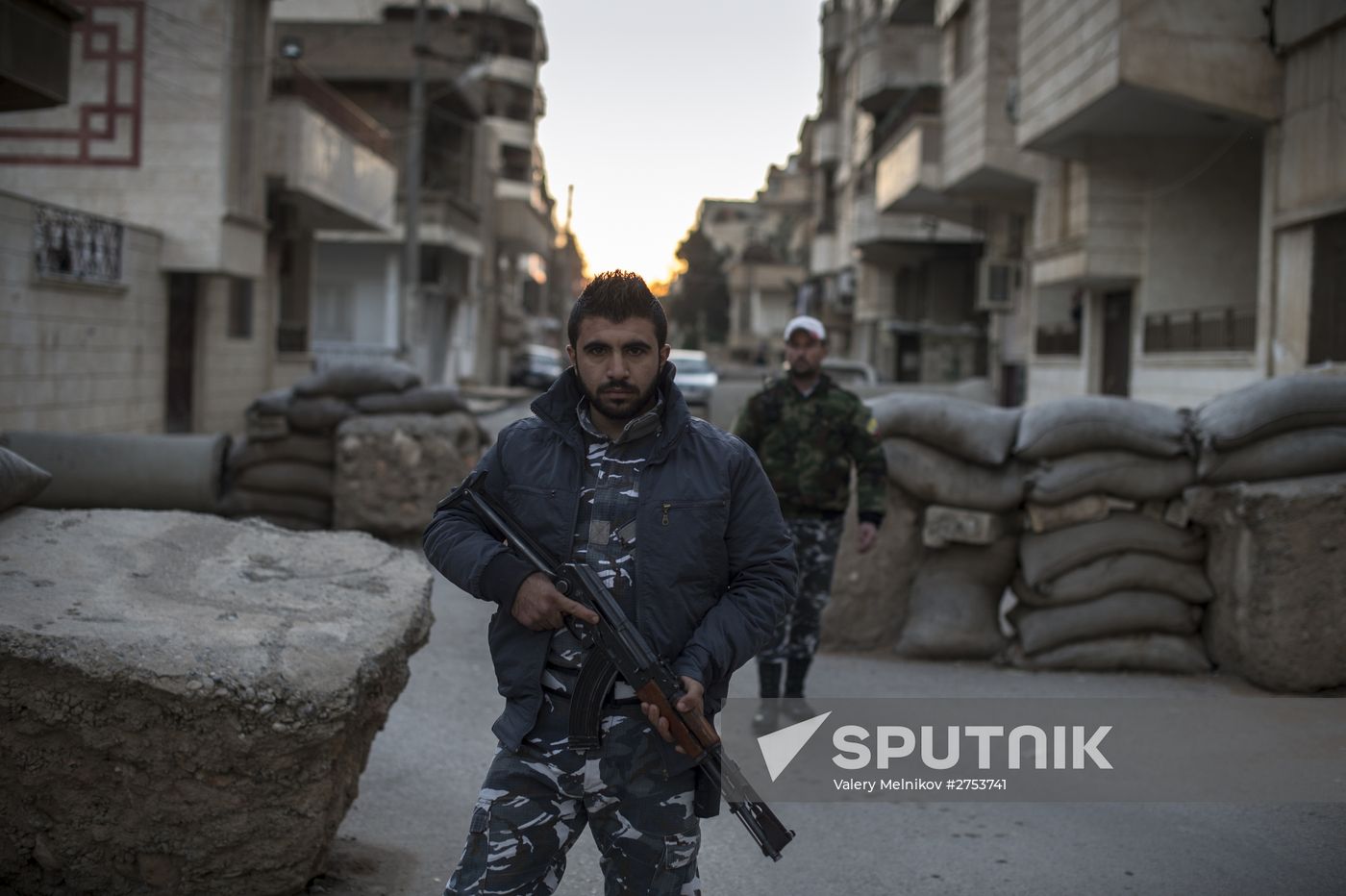Assyrian 'Sotoro' self-defense forces in Al-Qamishli city
