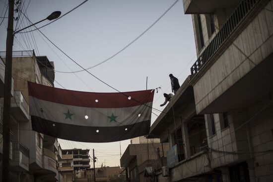Assyrian 'Sotoro' self-defense forces in Al-Qamishli city