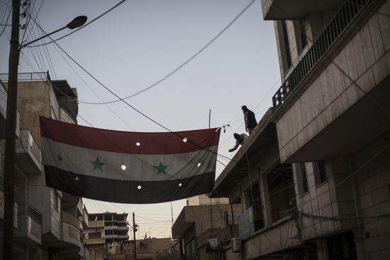 Assyrian 'Sotoro' self-defense forces in Al-Qamishli city