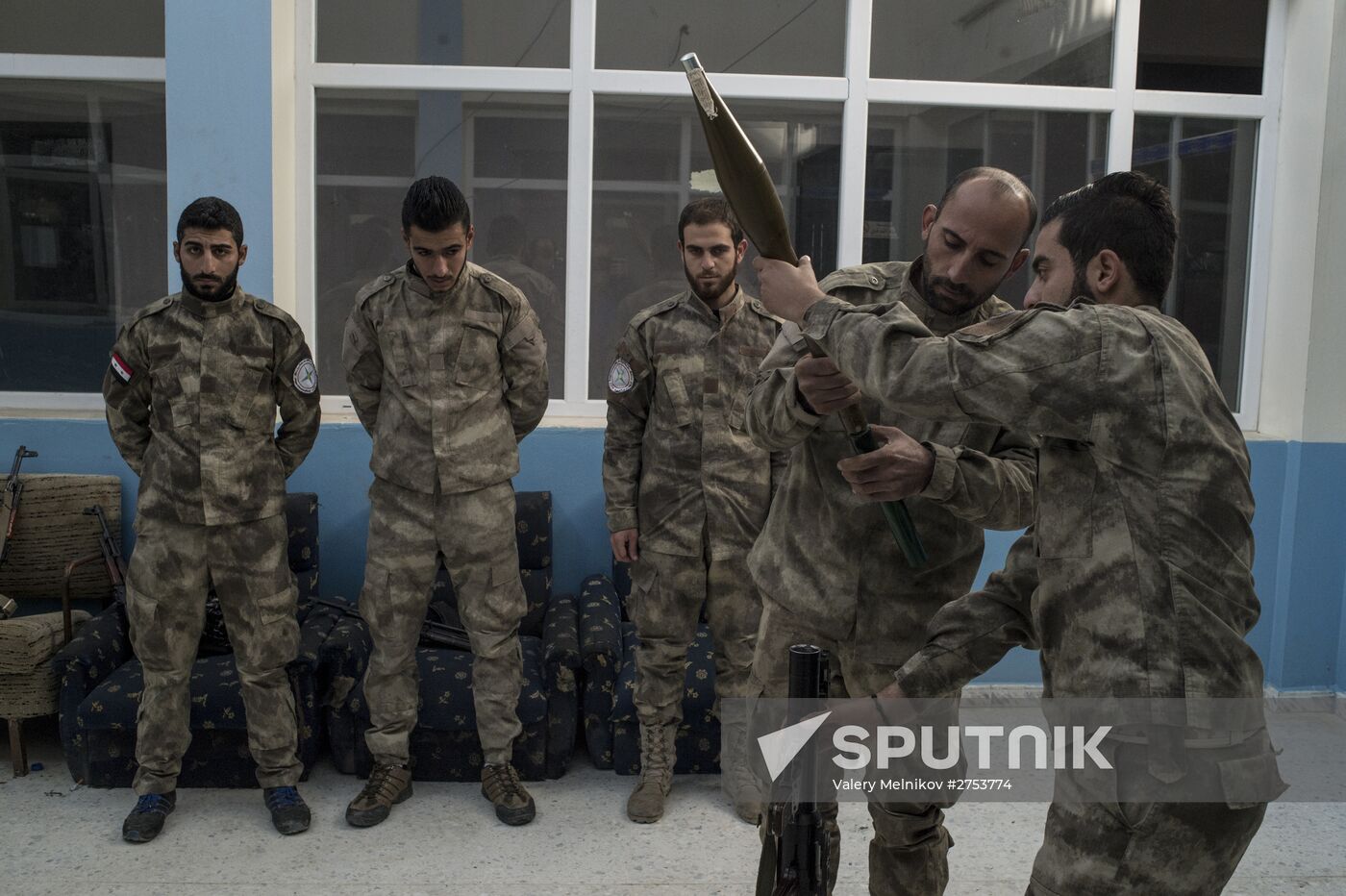 Assyrian 'Sotoro' self-defense forces in Al-Qamishli city