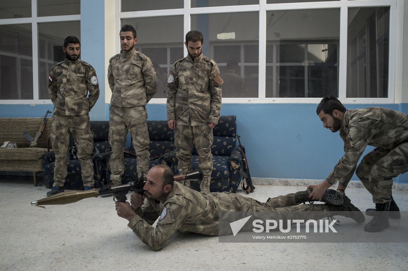 Assyrian 'Sotoro' self-defense forces in Al-Qamishli city