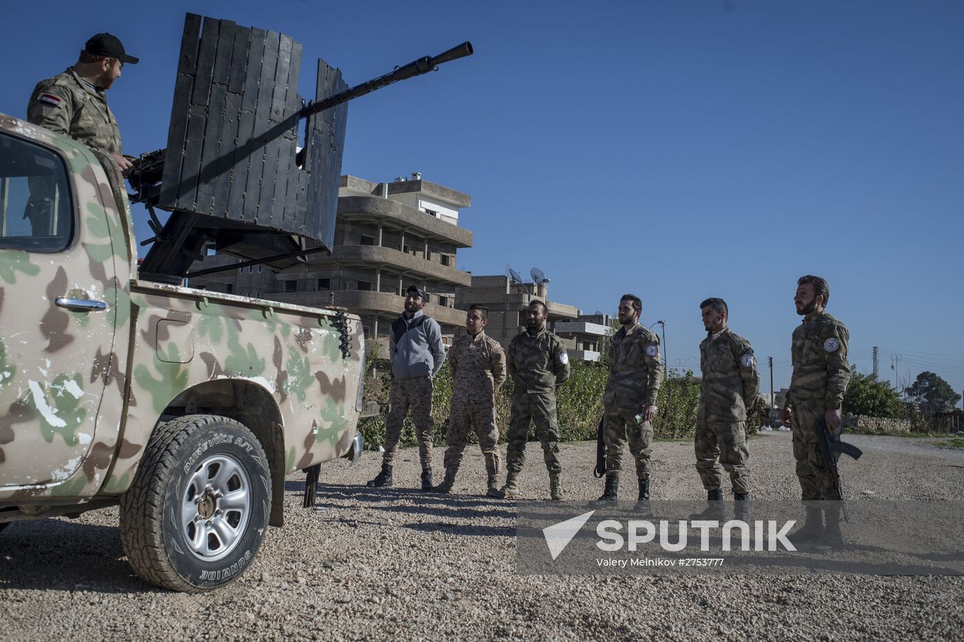 Assyrian 'Sotoro' self-defense forces in Al-Qamishli city