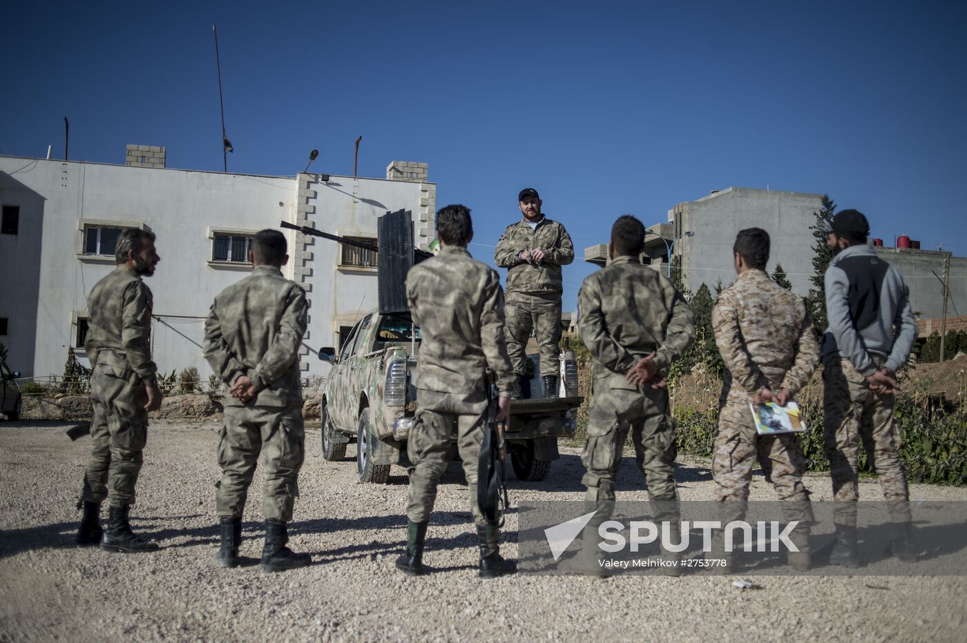 Assyrian 'Sotoro' self-defense forces in Al-Qamishli city