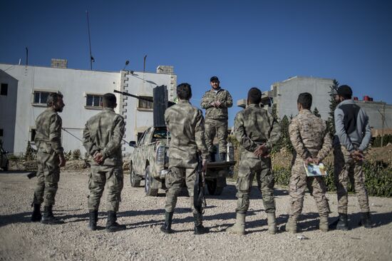 Assyrian 'Sotoro' self-defense forces in Al-Qamishli city