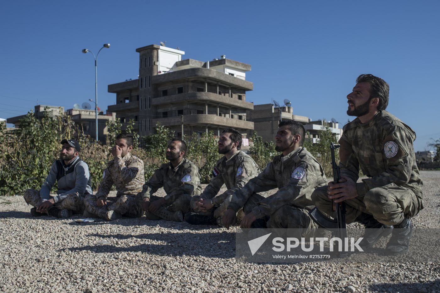 Assyrian 'Sotoro' self-defense forces in Al-Qamishli city