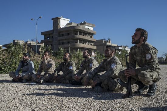 Assyrian 'Sotoro' self-defense forces in Al-Qamishli city