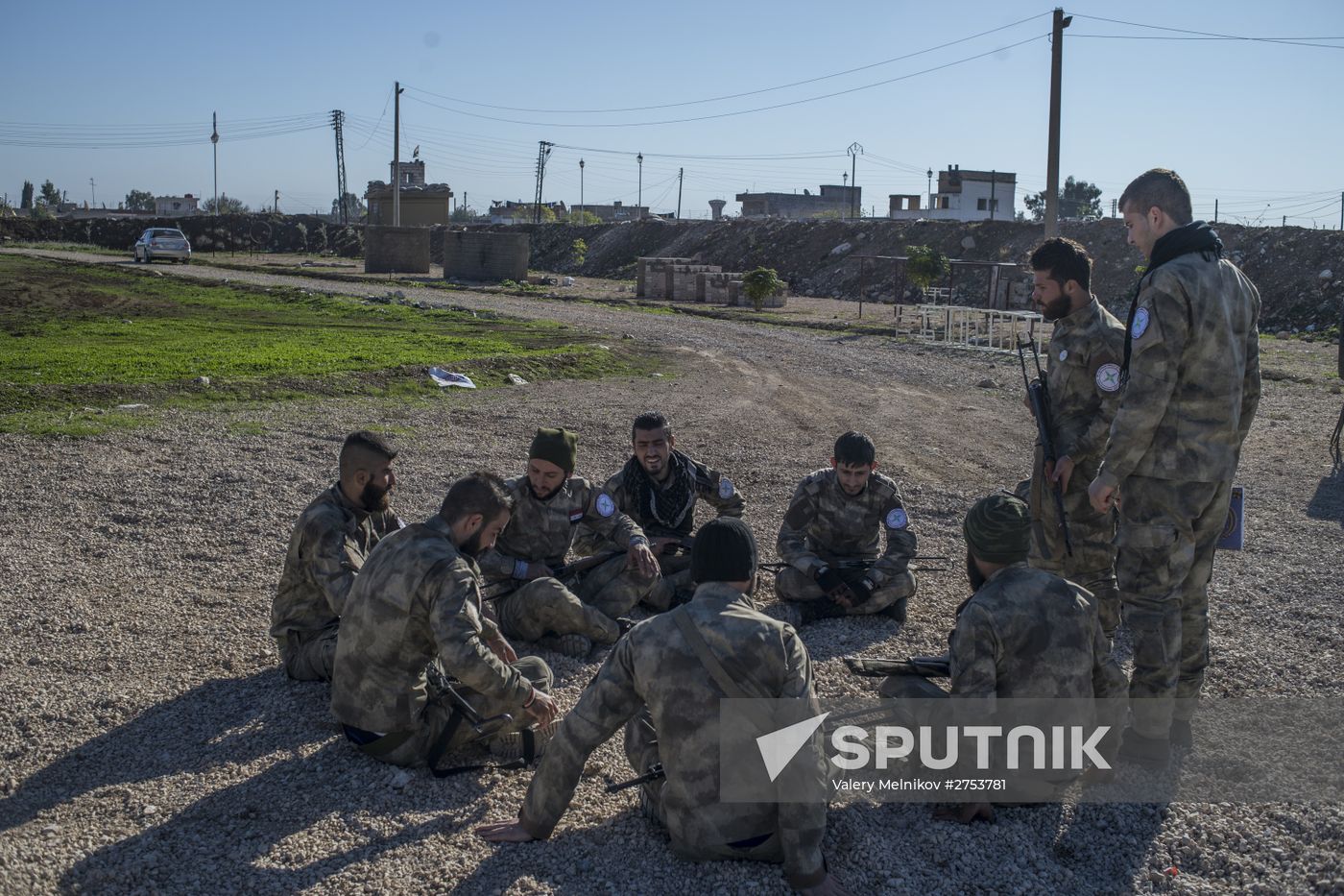 Assyrian 'Sotoro' self-defense forces in Al-Qamishli city