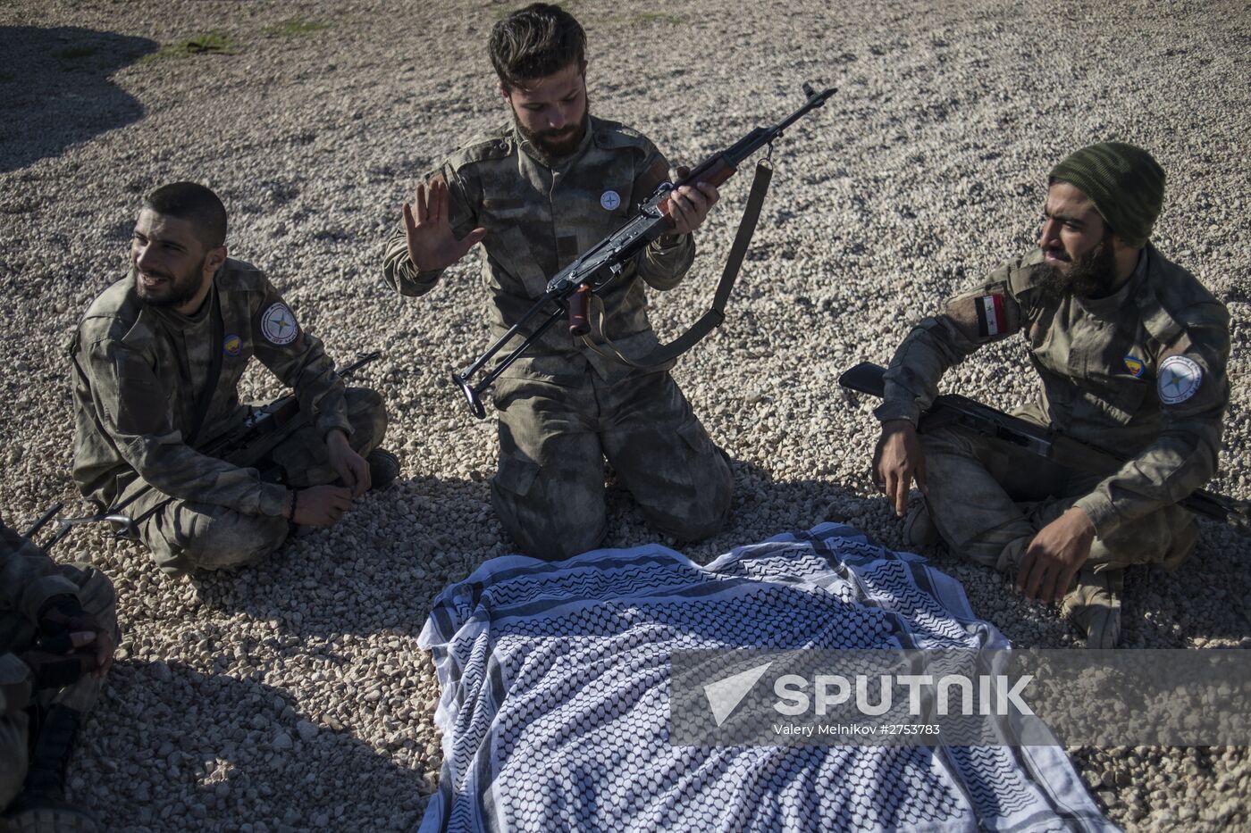 Assyrian 'Sotoro' self-defense forces in Al-Qamishli city