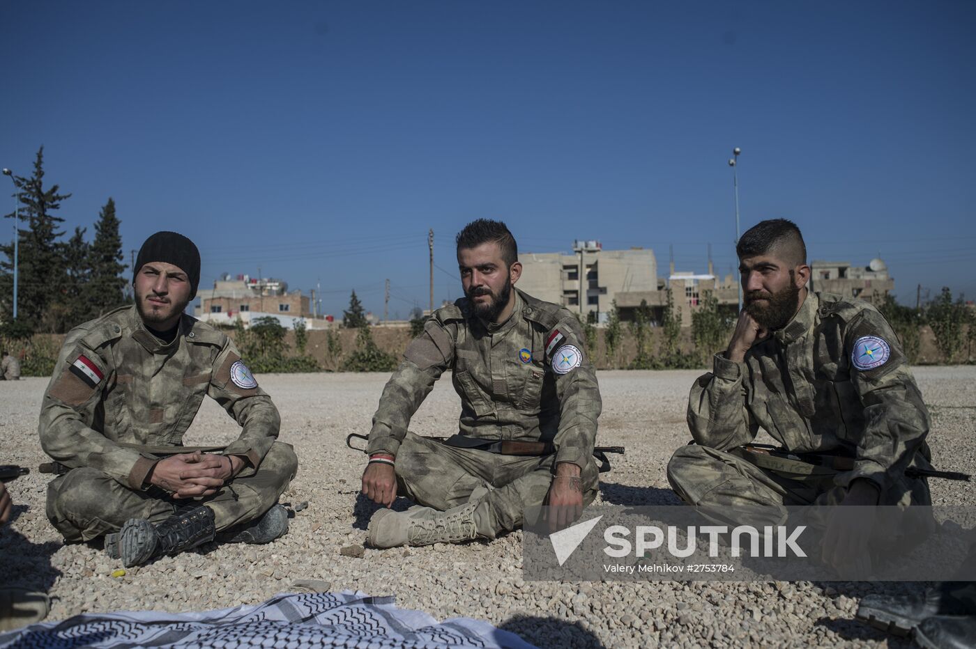 Assyrian 'Sotoro' self-defense forces in Al-Qamishli city