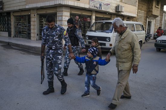 Assyrian 'Sotoro' self-defense forces in Al-Qamishli city