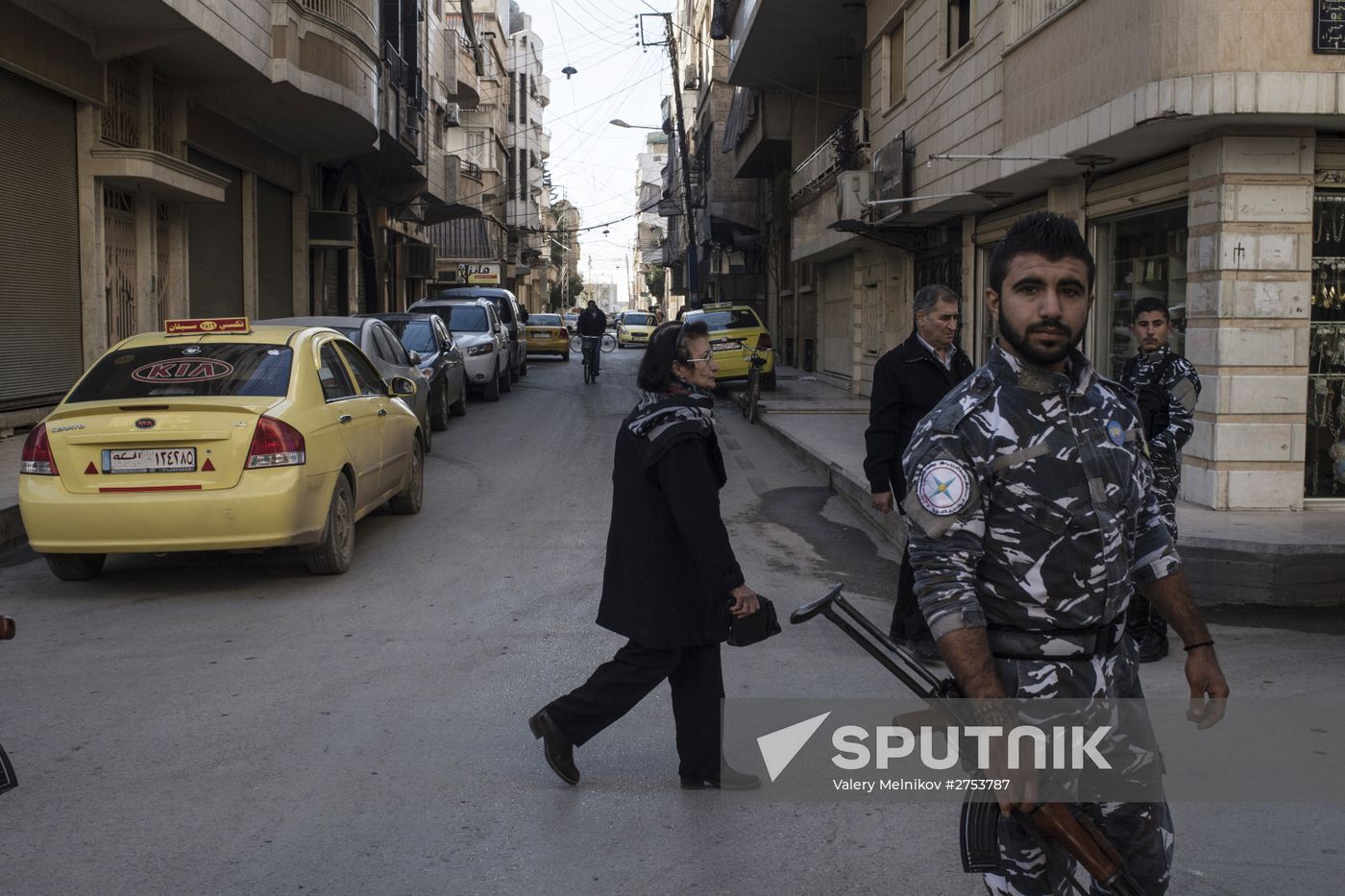 Assyrian 'Sotoro' self-defense forces in Al-Qamishli city
