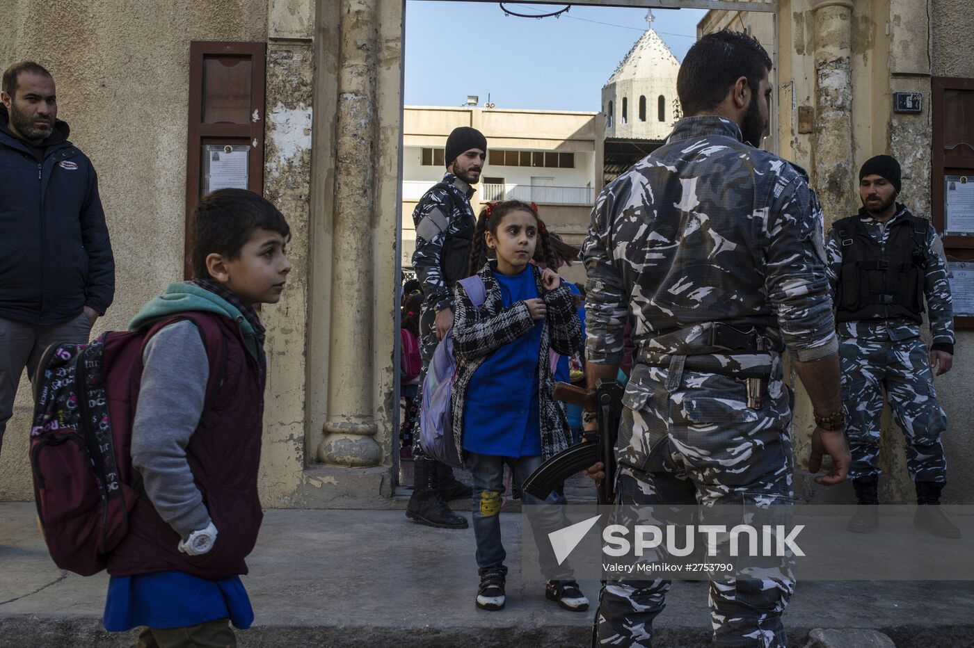 Assyrian 'Sotoro' self-defense forces in Al-Qamishli city