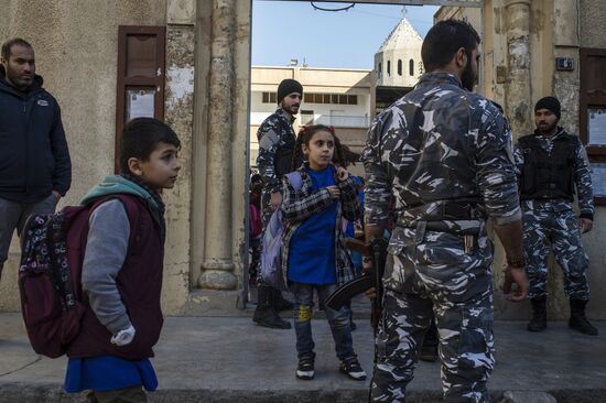 Assyrian 'Sotoro' self-defense forces in Al-Qamishli city