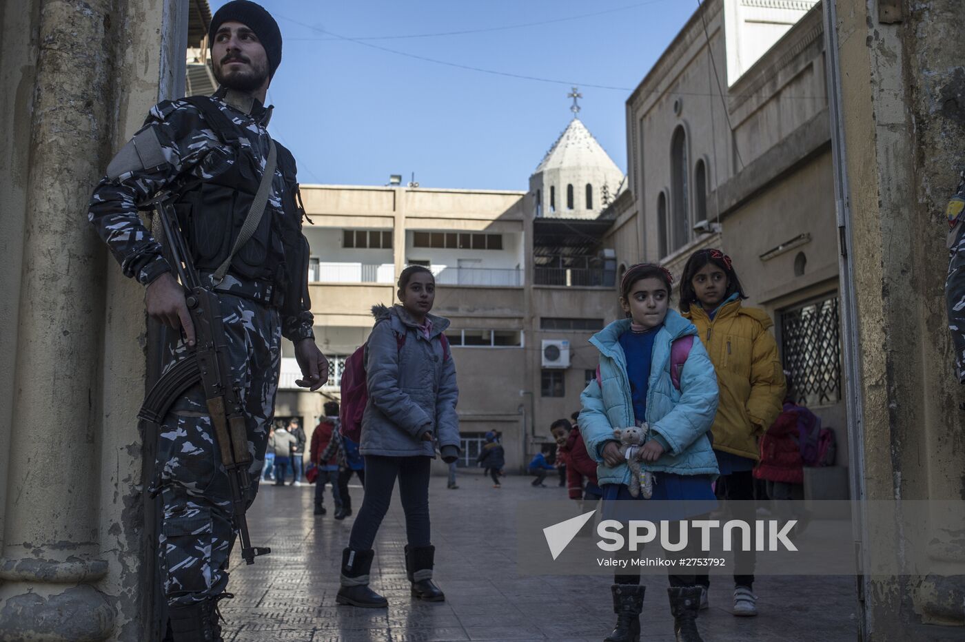 Assyrian 'Sotoro' self-defense forces in Al-Qamishli city